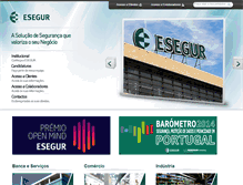 Tablet Screenshot of esegur.pt